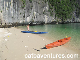 Kayaking in Cat Ba, Kayaking in Ha Long Bay (1 day or half day)