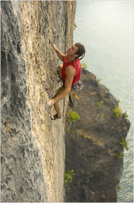 Halong bay is an amazing place to climb